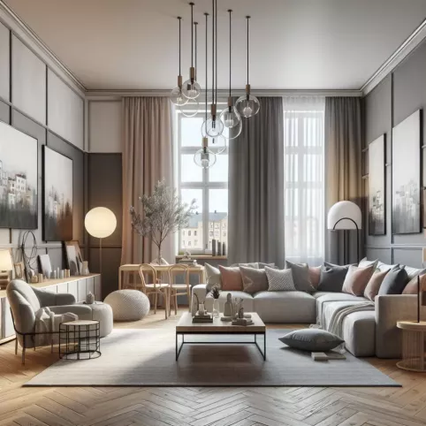 Jak urządzić mieszkanie 57 m2