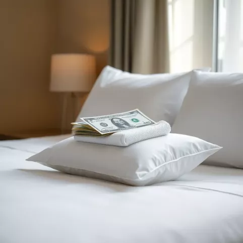 Jaki napiwek za sprzątanie pokoju