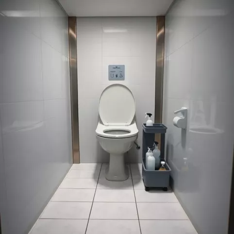 Sprzątanie toalety w pracy